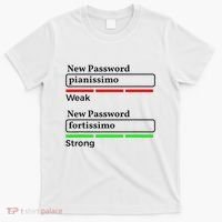 Funny Musician Password Classical Music Theory Class Jokes T-Shirt thumb 0