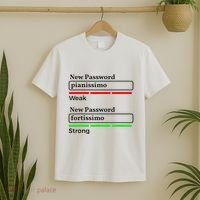 Funny Musician Password Classical Music Theory Class Jokes T-Shirt thumb 2
