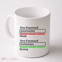 Funny Musician Password Classical Music Theory Class Jokes Coffee Mug thumb 0