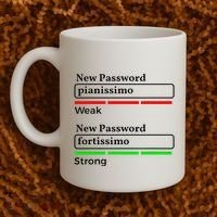 Funny Musician Password Classical Music Theory Class Jokes Coffee Mug thumb 2