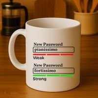 Funny Musician Password Classical Music Theory Class Jokes Coffee Mug thumb 4