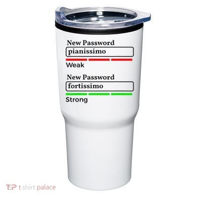 Funny Musician Password Classical Music Theory Class Jokes Tumbler