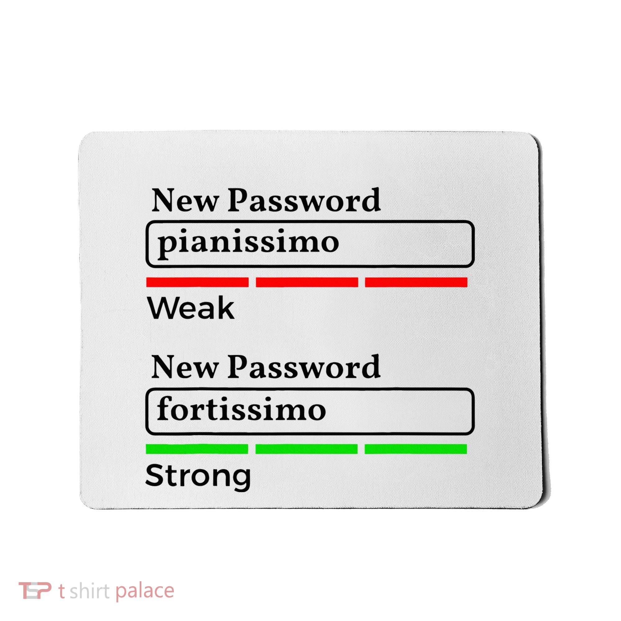 Funny Musician Password Classical Music Theory Class Jokes Mousepad