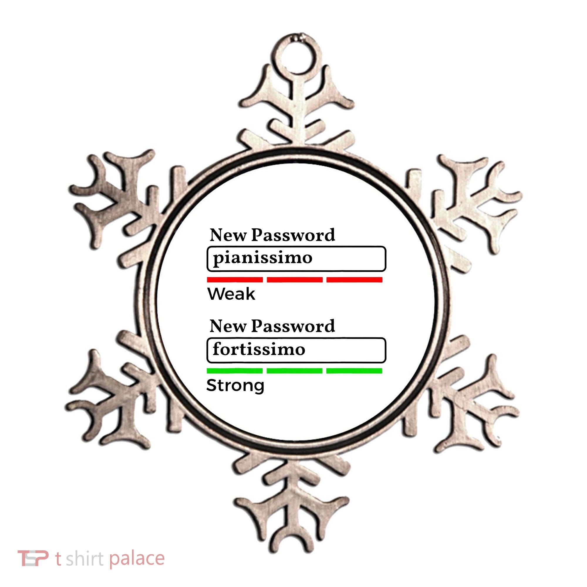 Funny Musician Password Classical Music Theory Class Jokes Ornament