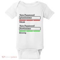 Funny Musician Password Classical Music Theory Class Jokes Baby Bodysuit thumb 0
