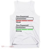 Funny Musician Password Classical Music Theory Class Jokes Tank Top thumb 0