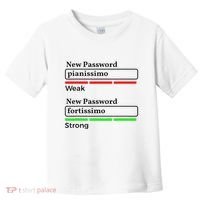 Funny Musician Password Classical Music Theory Class Jokes Toddler T-Shirt thumb 0