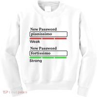 Funny Musician Password Classical Music Theory Class Jokes Kids Sweatshirt thumb 0