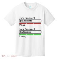 Funny Musician Password Classical Music Theory Class Jokes Kids T-Shirt thumb 0