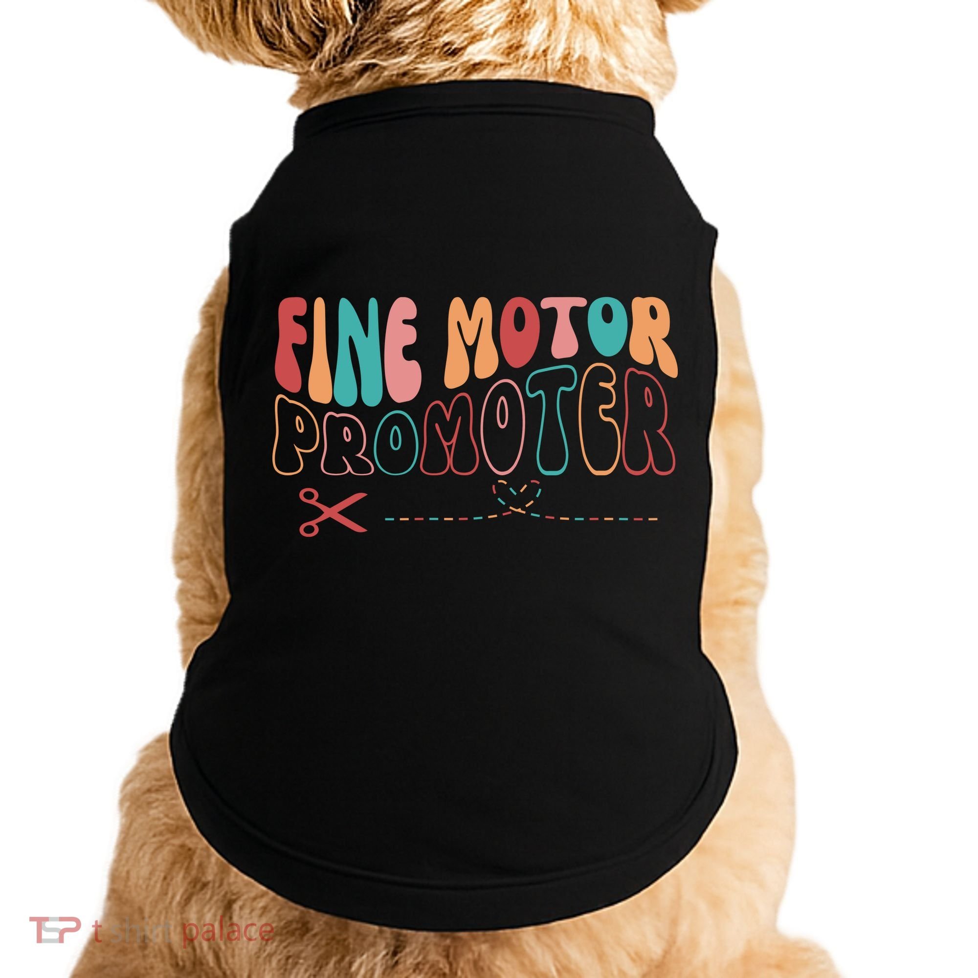 Fine Motor Promoter Ticket Funny Doggie Tank