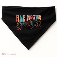 Fine Motor Promoter Ticket Funny USA-Made Doggie Bandana thumb 0