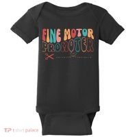 Fine Motor Promoter Ticket Funny Baby Bodysuit thumb 0