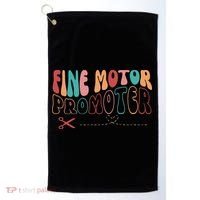 Fine Motor Promoter Ticket Funny Golf Towel thumb 0