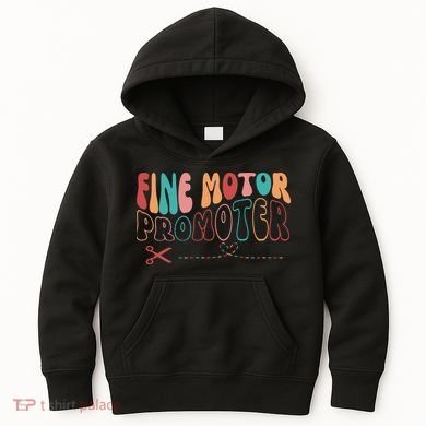 Fine Motor Promoter Ticket Funny Kids Hoodie