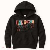 Fine Motor Promoter Ticket Funny Kids Hoodie thumb 0