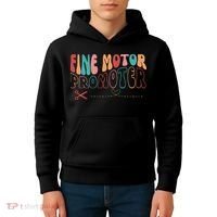 Fine Motor Promoter Ticket Funny Kids Hoodie thumb 4