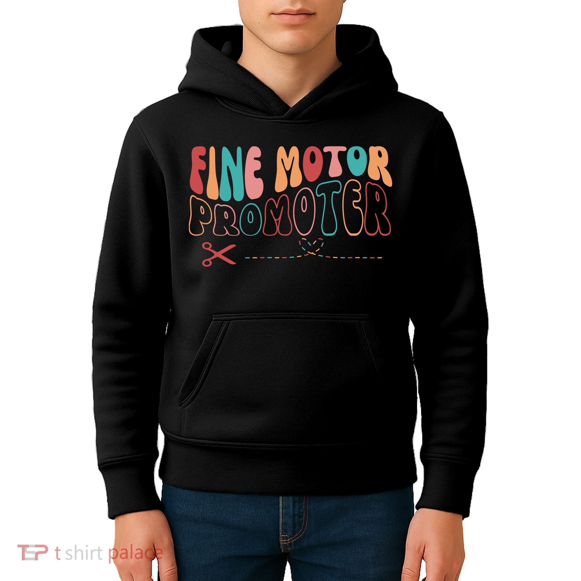 Fine Motor Promoter Ticket Funny Kids Hoodie