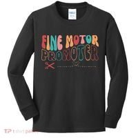 Fine Motor Promoter Ticket Funny Kids Long Sleeve Shirt thumb 0
