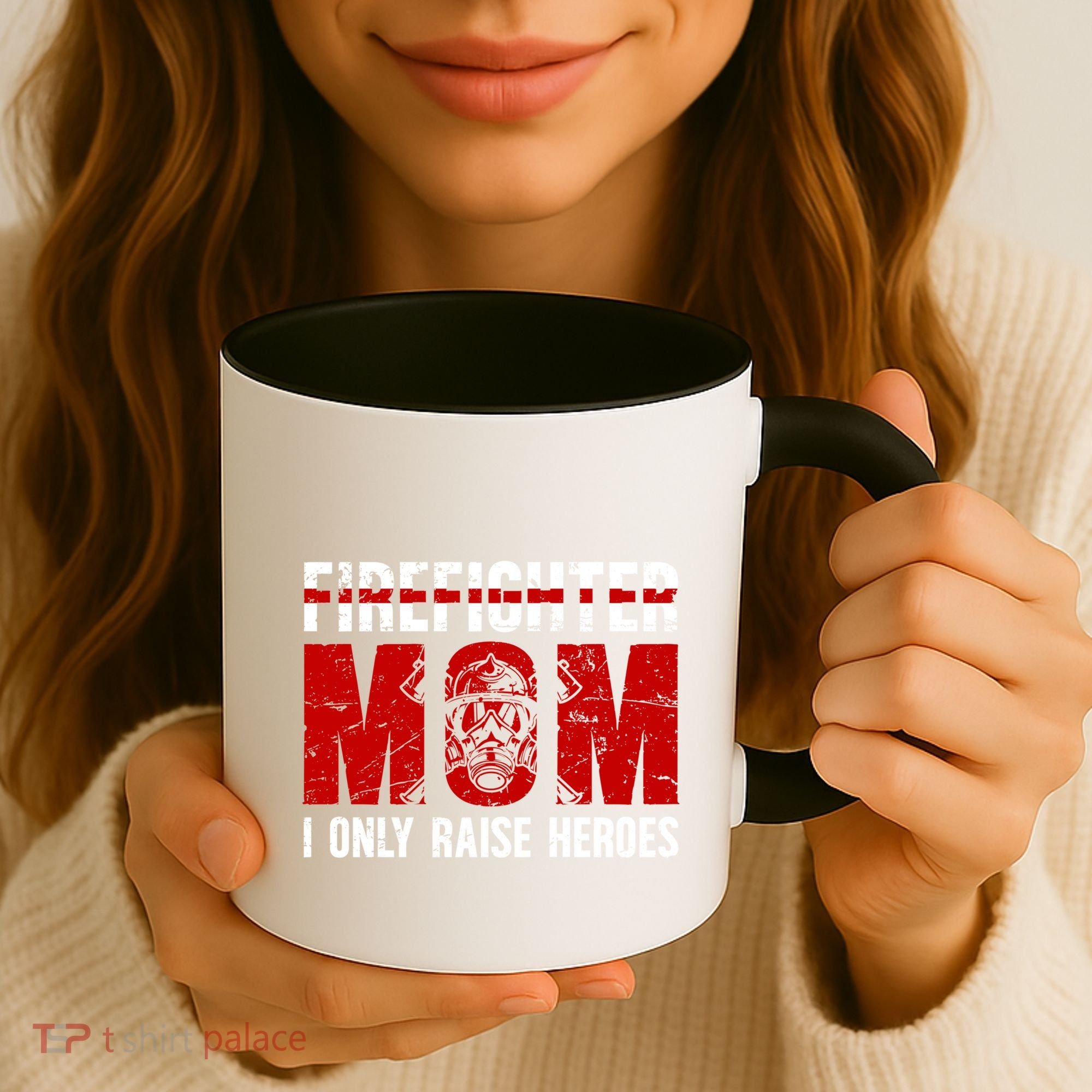 Firefighter Mom Proud Fire Mom Of A Firefighter Mother Great Gift Coffee Mug