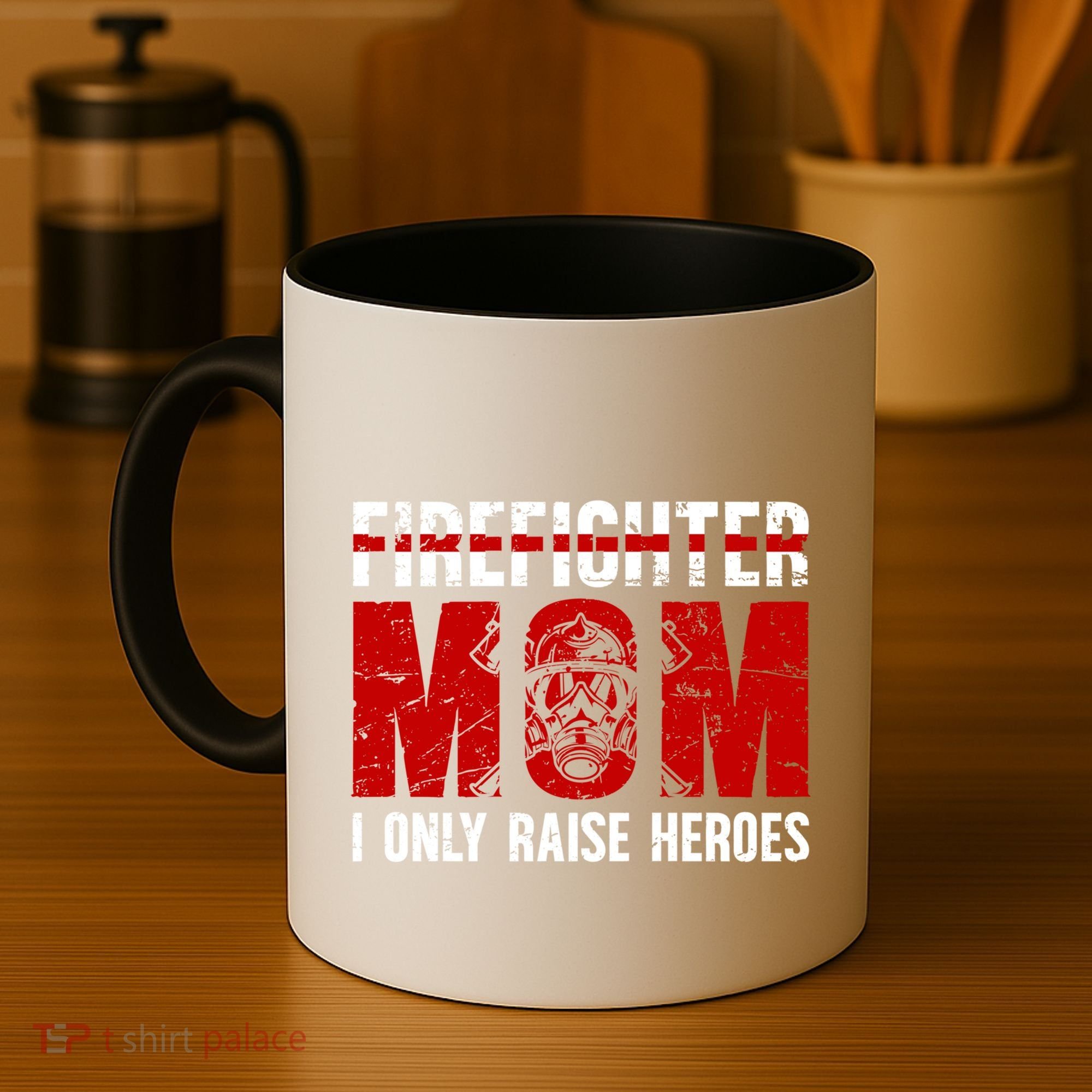 Firefighter Mom Proud Fire Mom Of A Firefighter Mother Great Gift Coffee Mug