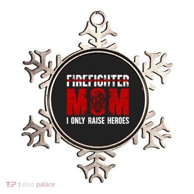 Firefighter Mom Proud Fire Mom Of A Firefighter Mother Great Gift Ornament