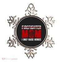 Firefighter Mom Proud Fire Mom Of A Firefighter Mother Great Gift Ornament thumb 0