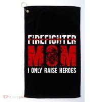 Firefighter Mom Proud Fire Mom Of A Firefighter Mother Great Gift Golf Towel thumb 0