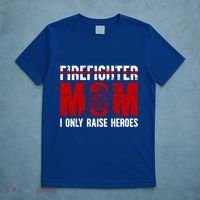 Firefighter Mom Proud Fire Mom Of A Firefighter Mother Great Gift T-Shirt thumb 5