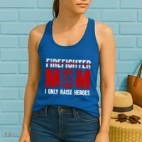 Firefighter Mom Proud Fire Mom Of A Firefighter Mother Great Gift Women's Tank Top thumb 2