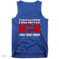 Firefighter Mom Proud Fire Mom Of A Firefighter Mother Great Gift Tank Top thumb 0