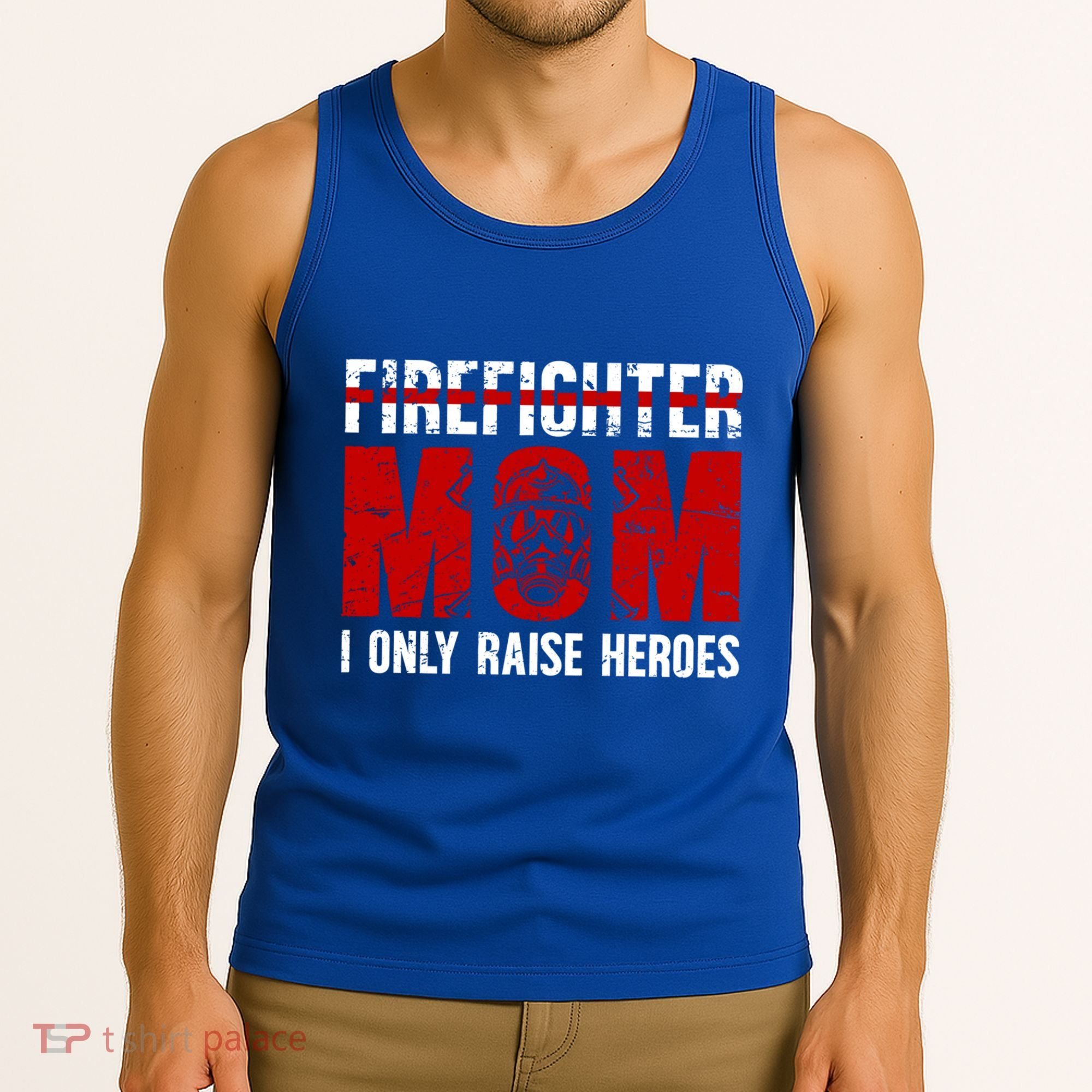 Firefighter Mom Proud Fire Mom Of A Firefighter Mother Great Gift Tank Top