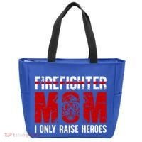 Firefighter Mom Proud Fire Mom Of A Firefighter Mother Great Gift Tote Bag thumb 0
