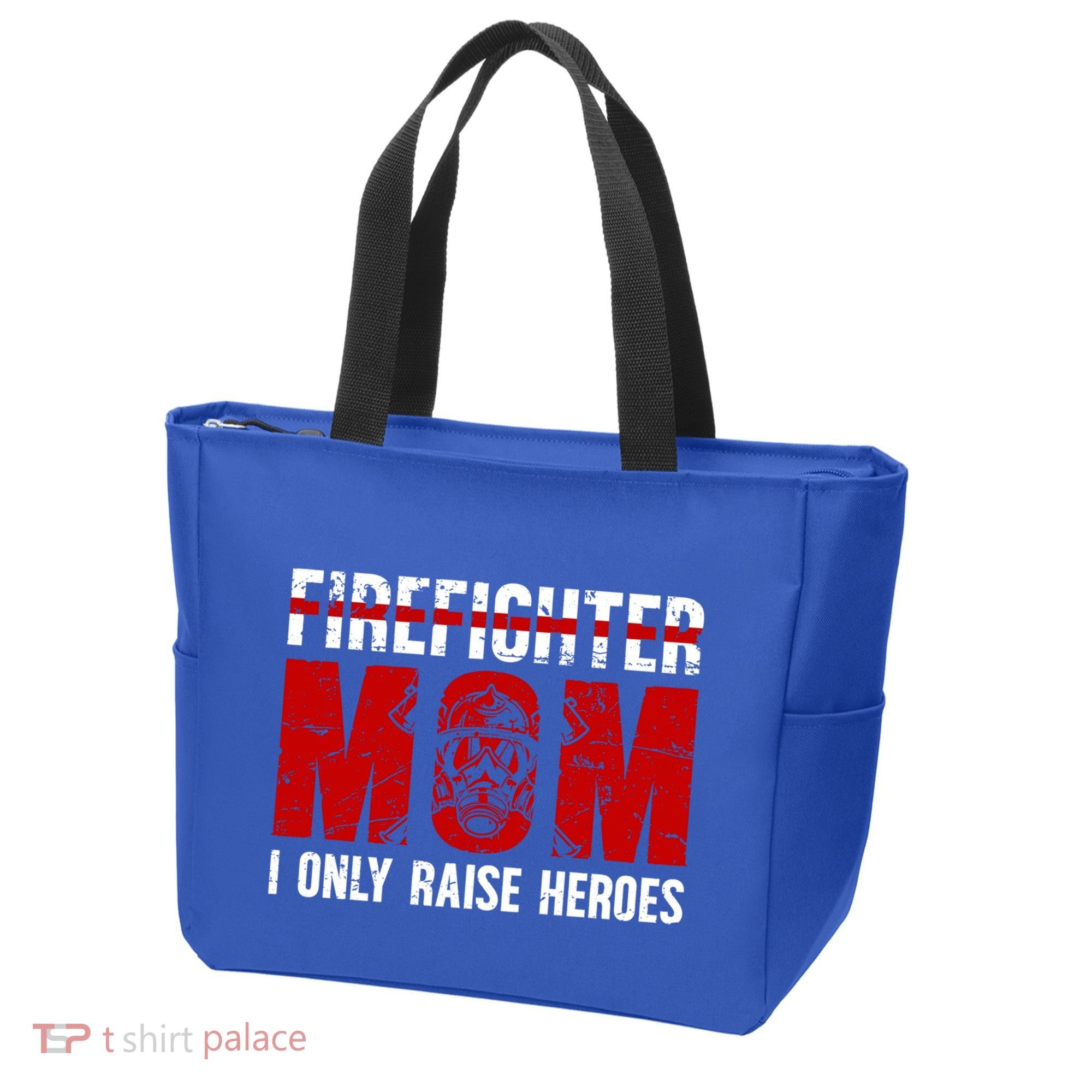 Firefighter Mom Proud Fire Mom Of A Firefighter Mother Great Gift Tote Bag