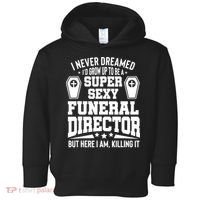 Funny Mortician Proud Funeral Director Toddler Hoodie thumb 0