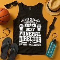 Funny Mortician Proud Funeral Director Tank Top thumb 4