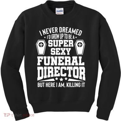 Funny Mortician Proud Funeral Director Kids Sweatshirt