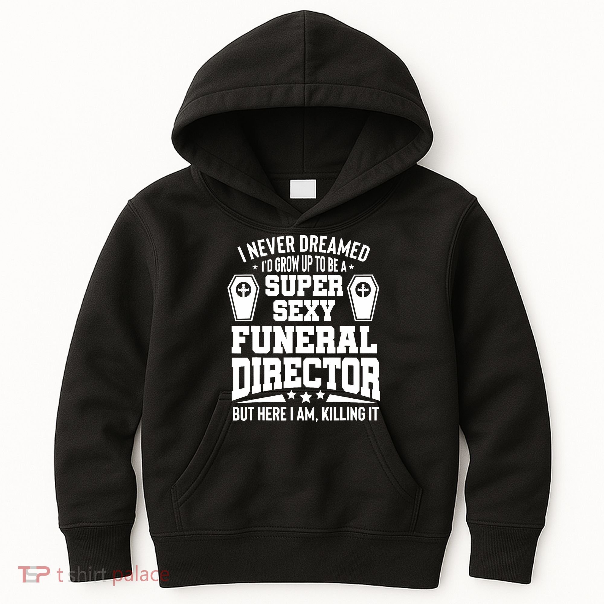 Funny Mortician Proud Funeral Director Kids Hoodie