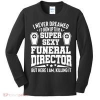 Funny Mortician Proud Funeral Director Kids Long Sleeve Shirt thumb 0
