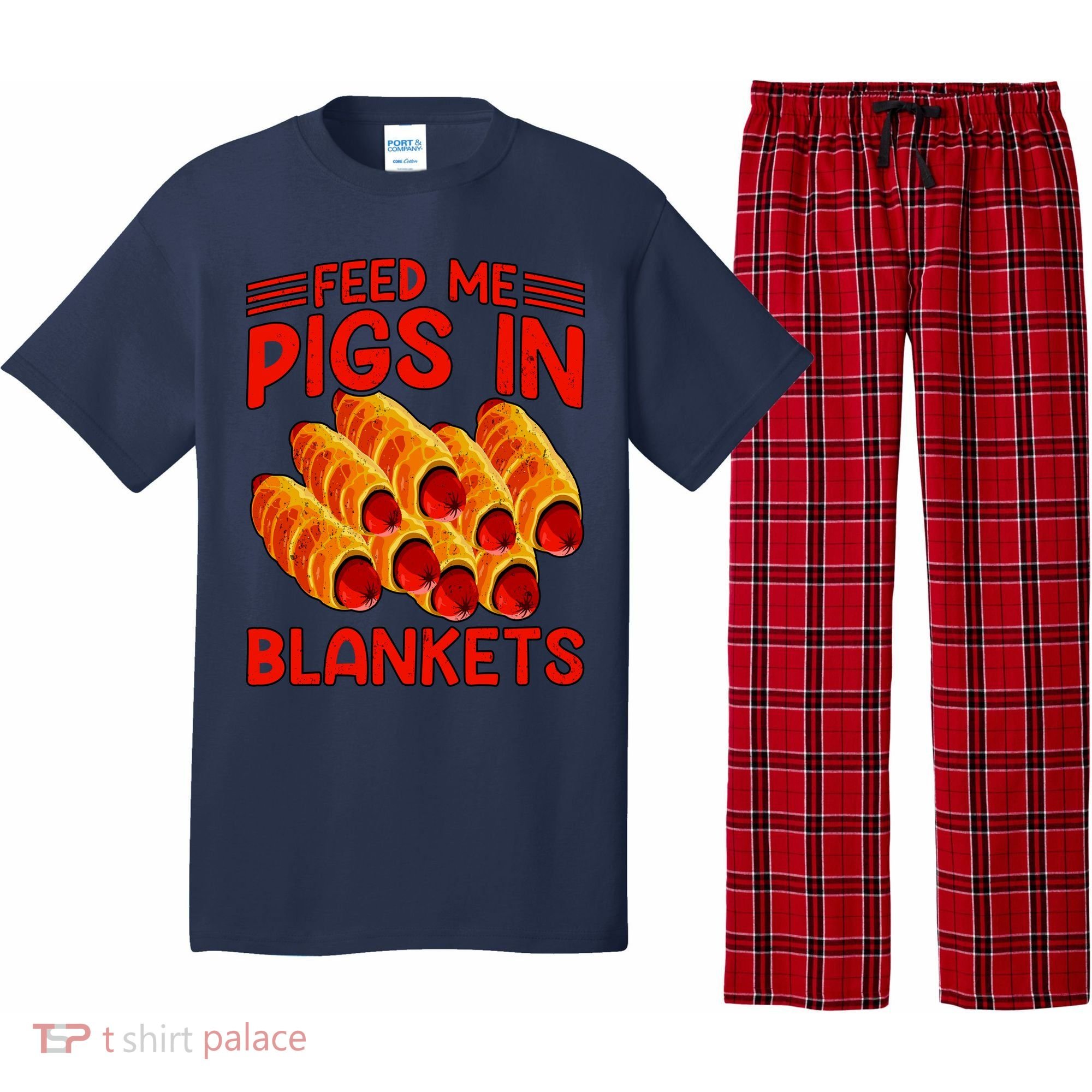 Feed Me Pigs In Blankets Pajama Set