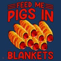 Feed Me Pigs In Blankets Women's Hoodie thumb 2