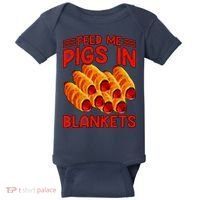 Feed Me Pigs In Blankets Baby Bodysuit thumb 0