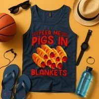 Feed Me Pigs In Blankets Tank Top thumb 4
