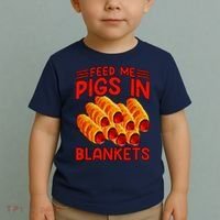 Feed Me Pigs In Blankets Toddler T-Shirt thumb 2