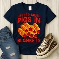 Feed Me Pigs In Blankets Women's T-Shirt thumb 3