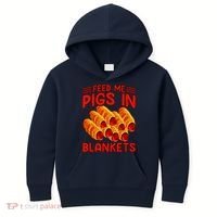 Feed Me Pigs In Blankets Kids Hoodie thumb 0