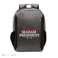 Future Madam President Funny Feminist Vector Backpack thumb 0