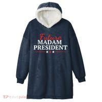 Future Madam President Funny Feminist Hooded Wearable Blanket thumb 0