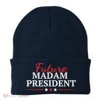 Future Madam President Funny Feminist Beanie thumb 0