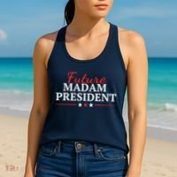 Future Madam President Funny Feminist Women's Tank Top thumb 2