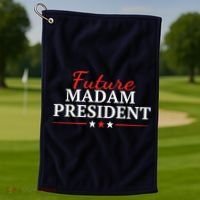 Future Madam President Funny Feminist Golf Towel thumb 1
